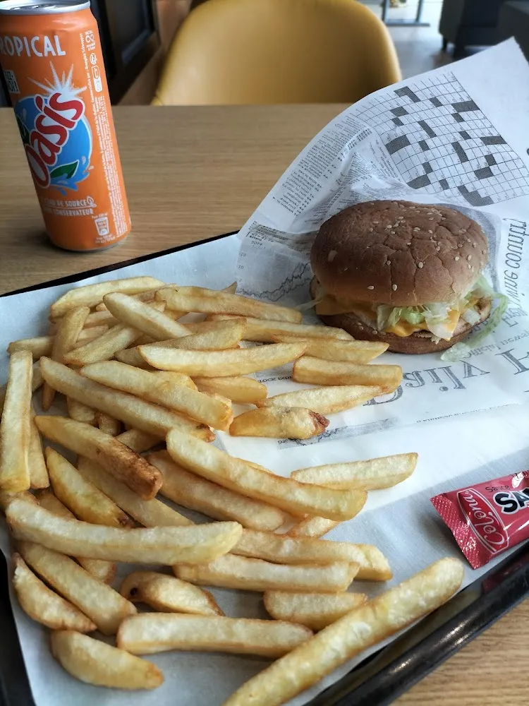 Double Cheeseburger Frites